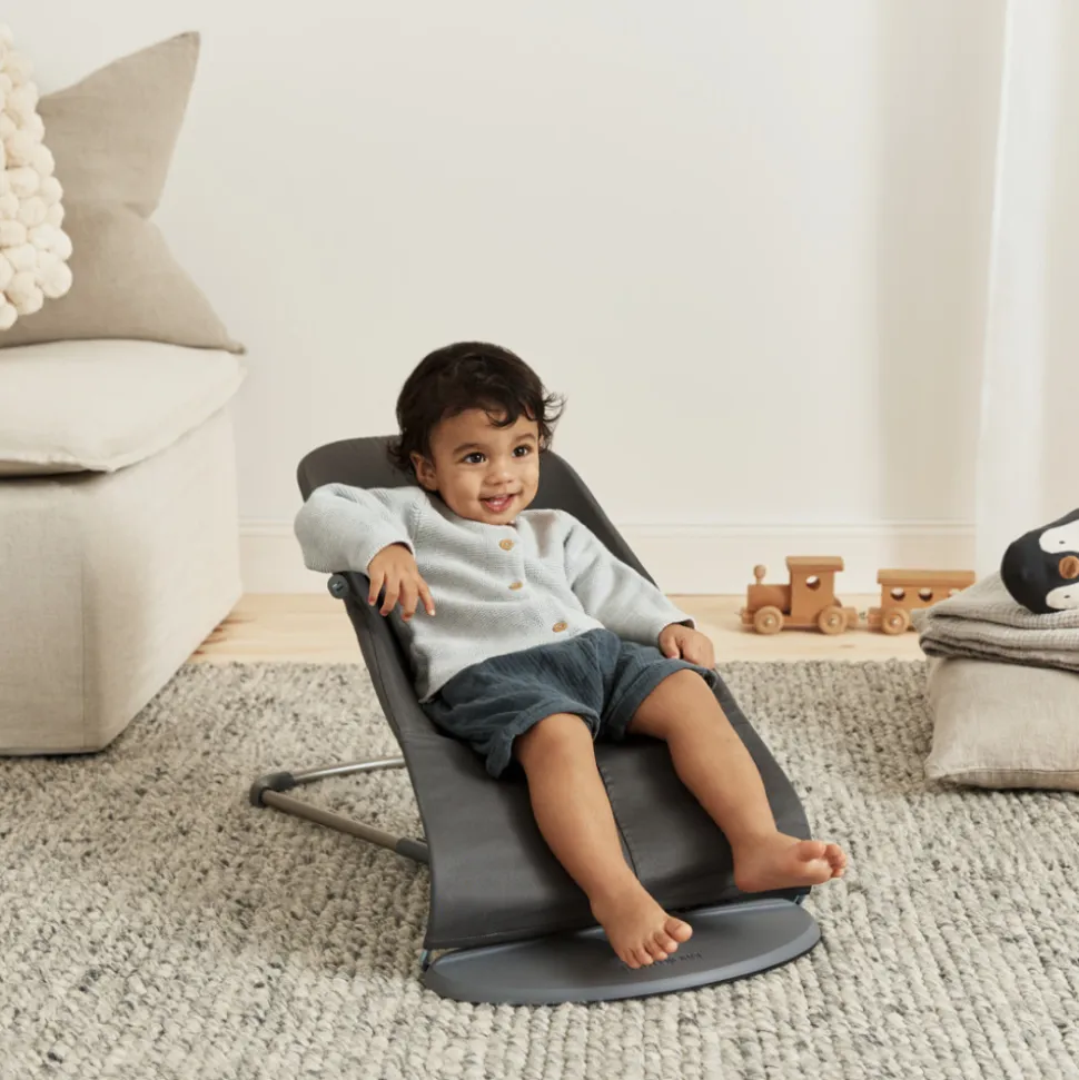 Transat bébé bliss coton matelassé classique anthracite