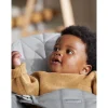 Transat bébé bliss coton matelassé pétale gris clair