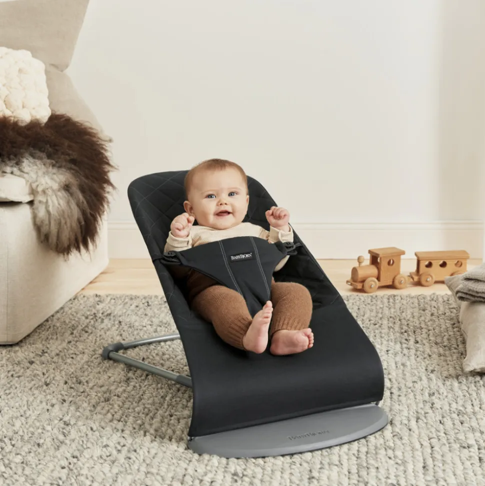 Transat bébé bliss coton noir