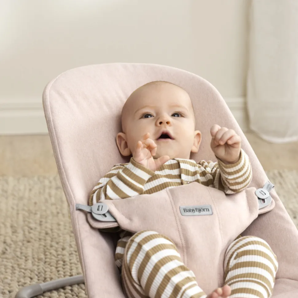 Transat bébé bliss coton rose clair