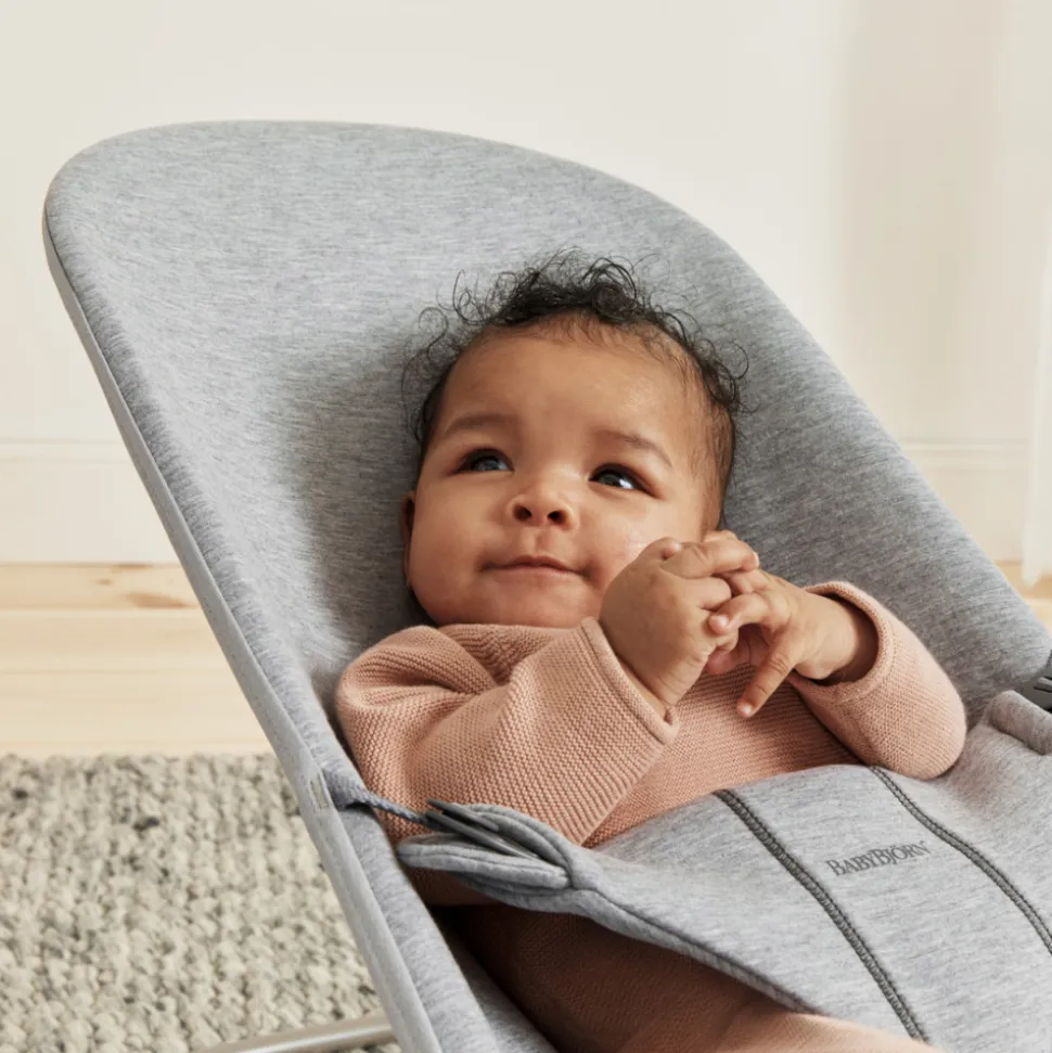 Transat bébé bliss jersey 3d gris clair