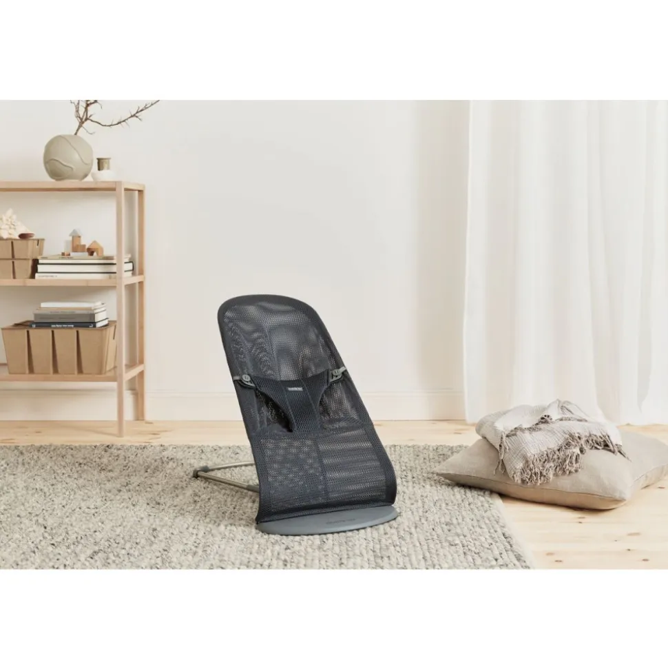 Transat bébé bliss mesh anthracite