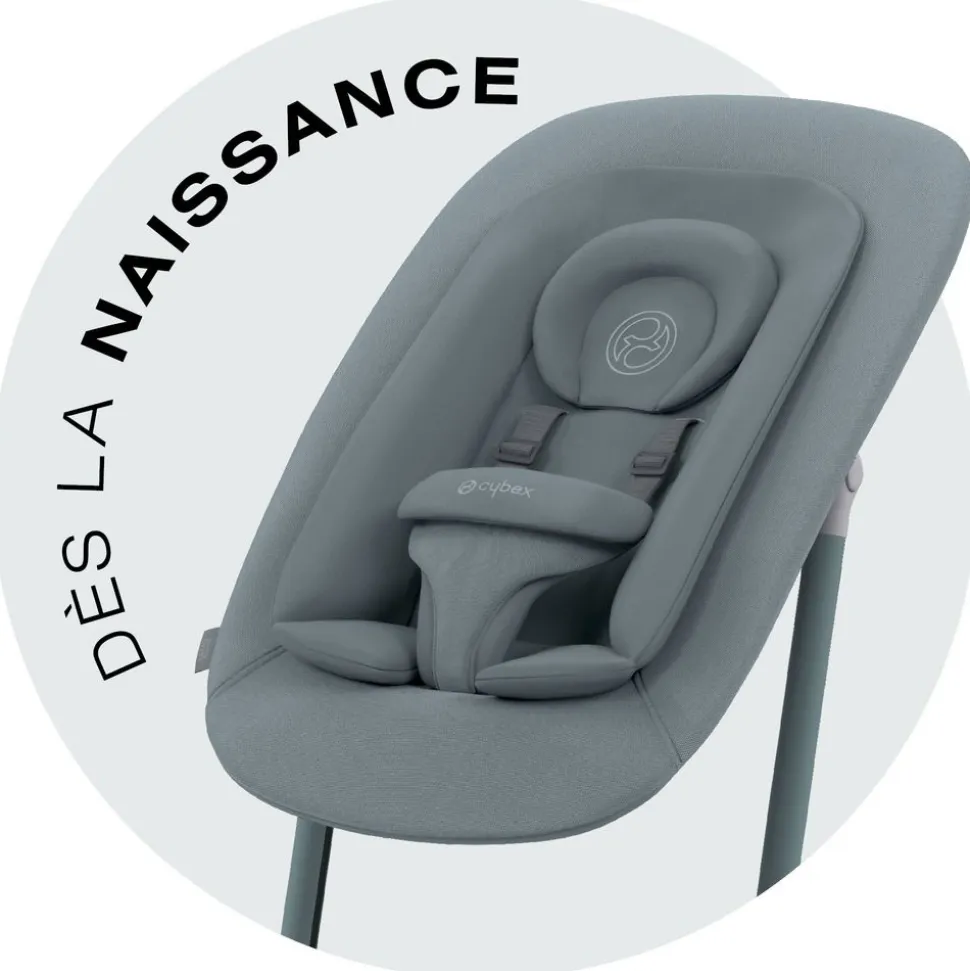 Transat bébé bouncer lemo stone blue