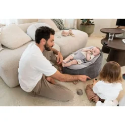 Transat bébé doomoo seat'n grow grey