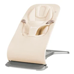 Transat bébé evolve en tissu mesh crème