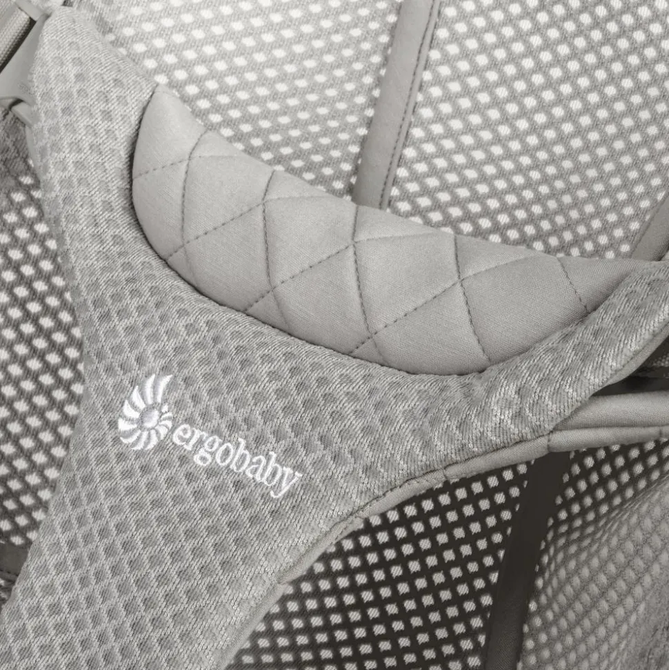 Transat bébé evolve en tissu mesh light grey