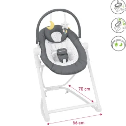 Transat bébé haut compact'up moonlight