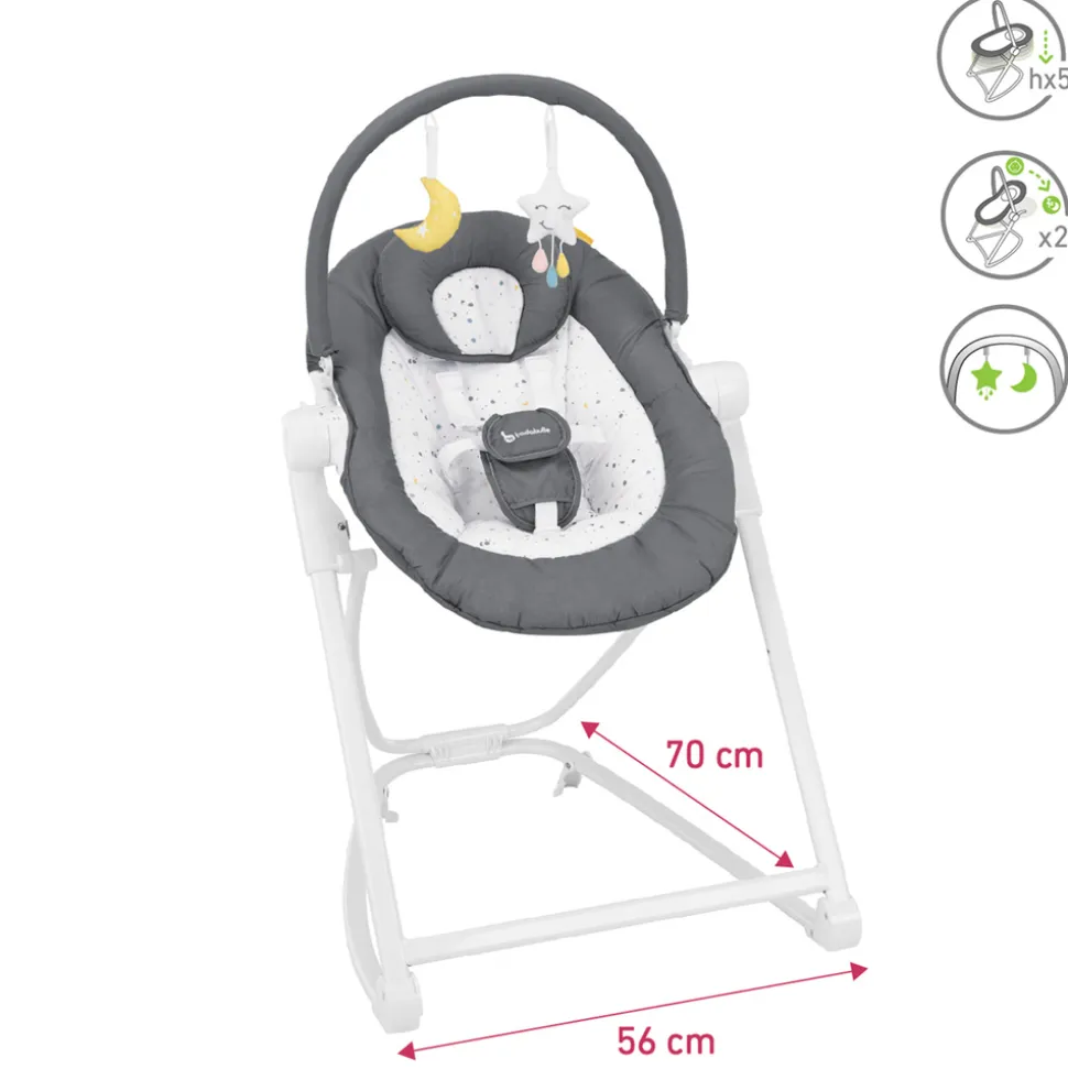 Transat bébé haut compact'up moonlight