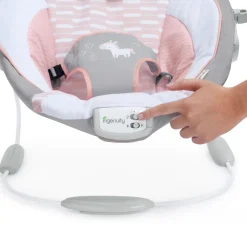 Transat bébé vibrant flora la licorne