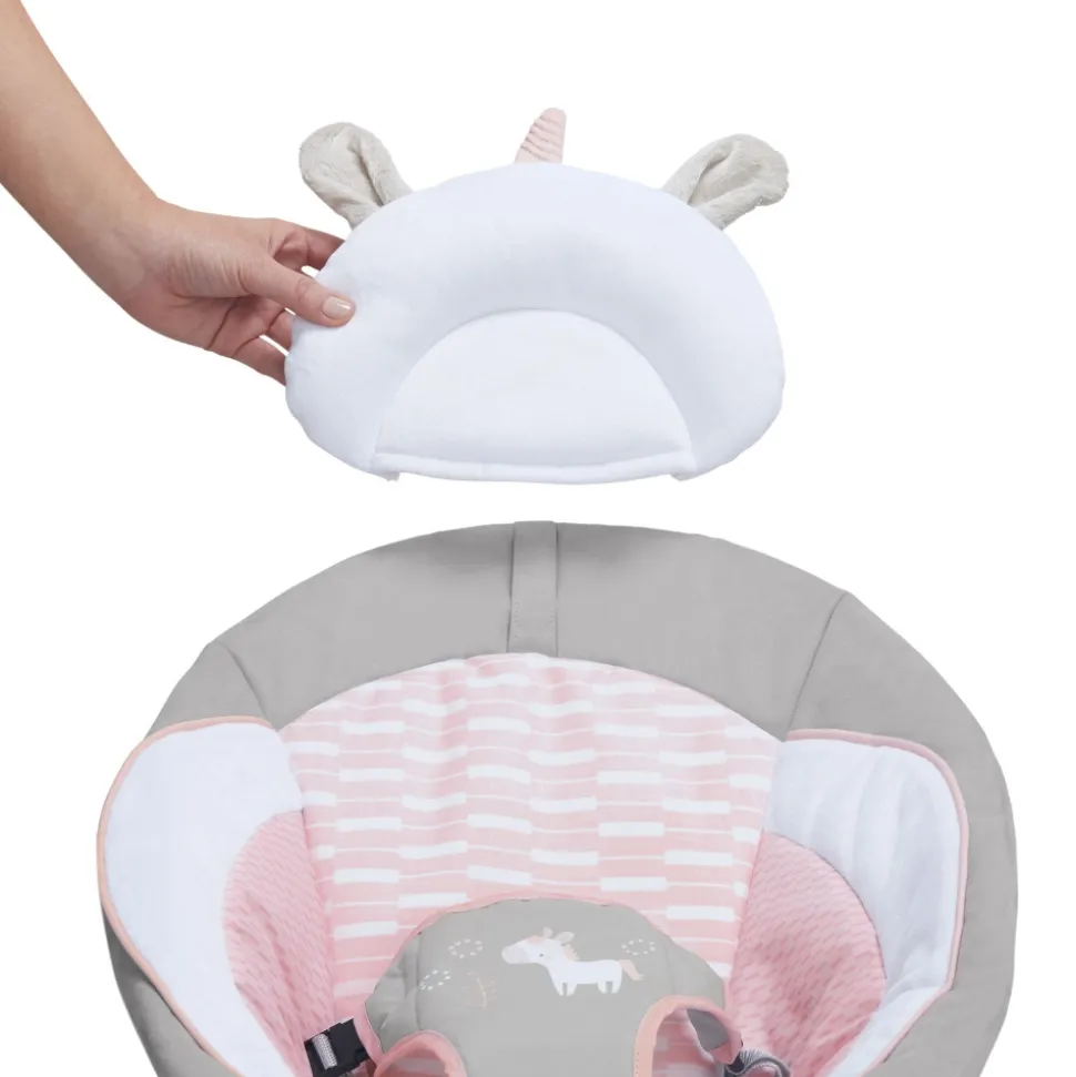 Transat bébé vibrant flora la licorne