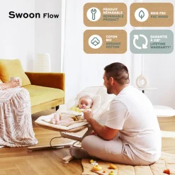 Transat bébé évolutif swoon flow bois