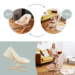 Transat bébé évolutif swoon flow bois