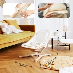 Transat bébé évolutif swoon flow bois