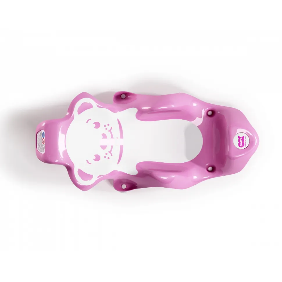 Transat de bain buddy rose