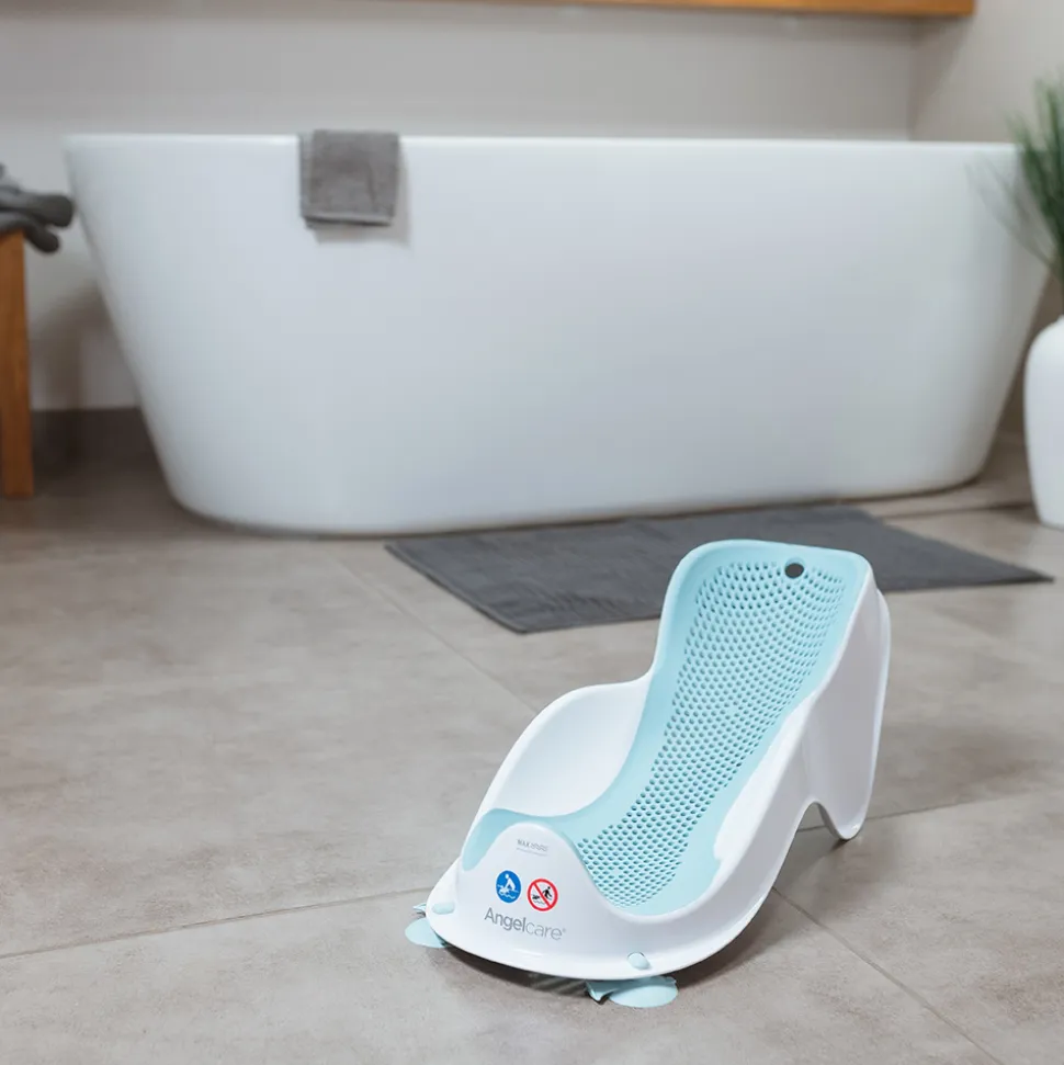 Transat de bain fit bleu et anneau de bain gris