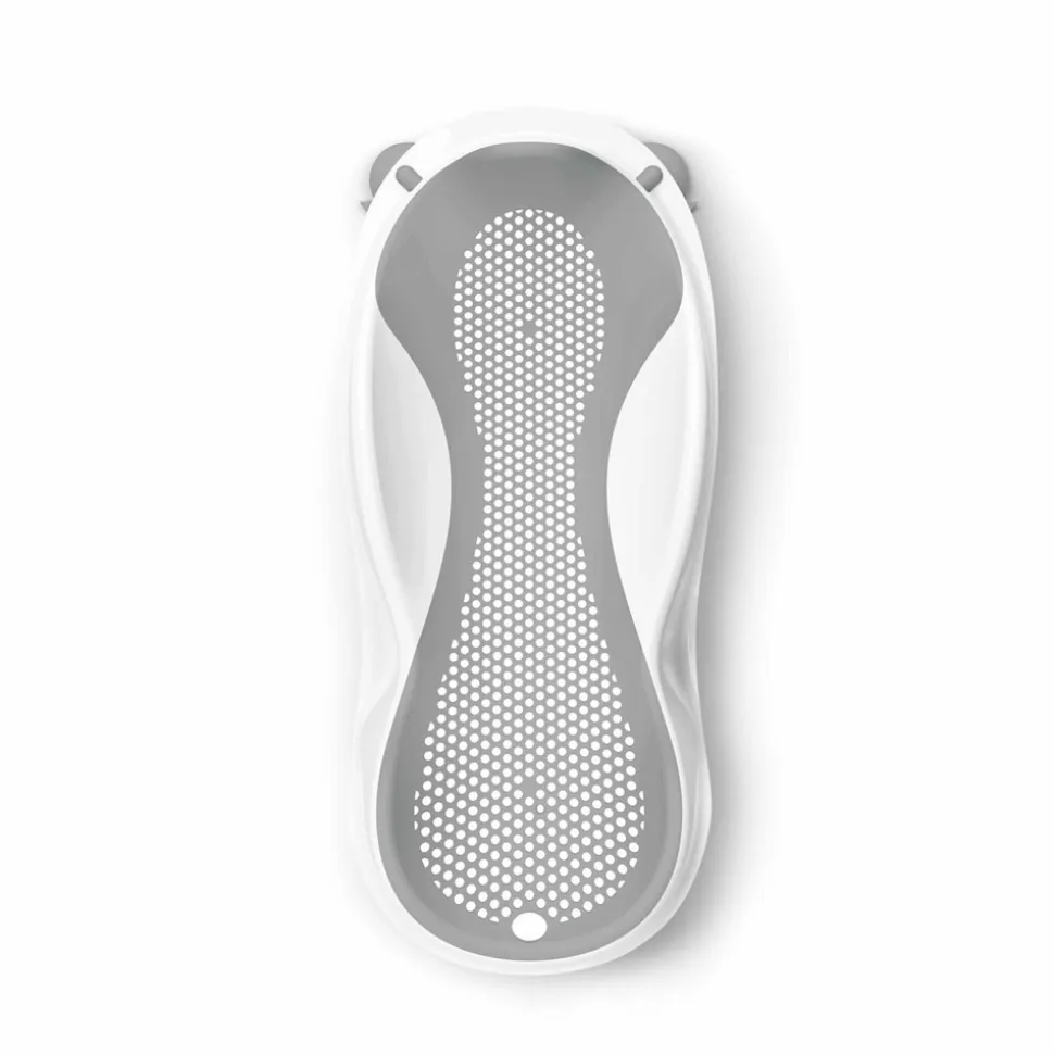 Transat de bain fit gris et anneau de bain gris
