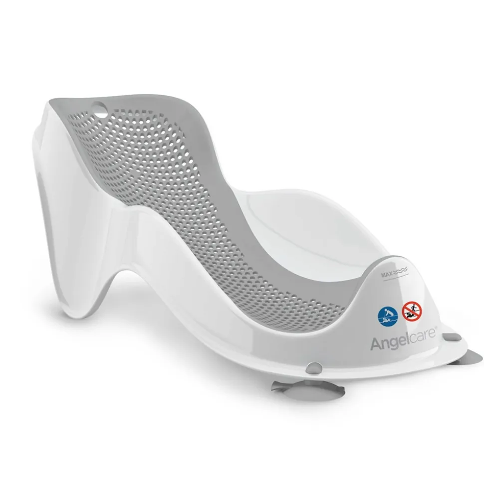 Transat de bain fit gris et anneau de bain gris