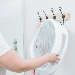 Transat de bain gris et anneau de bain gris