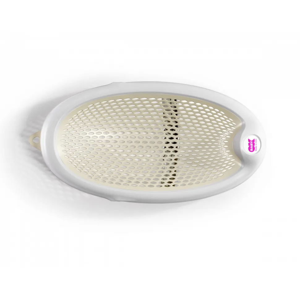 Transat de bain jelly blanc beige