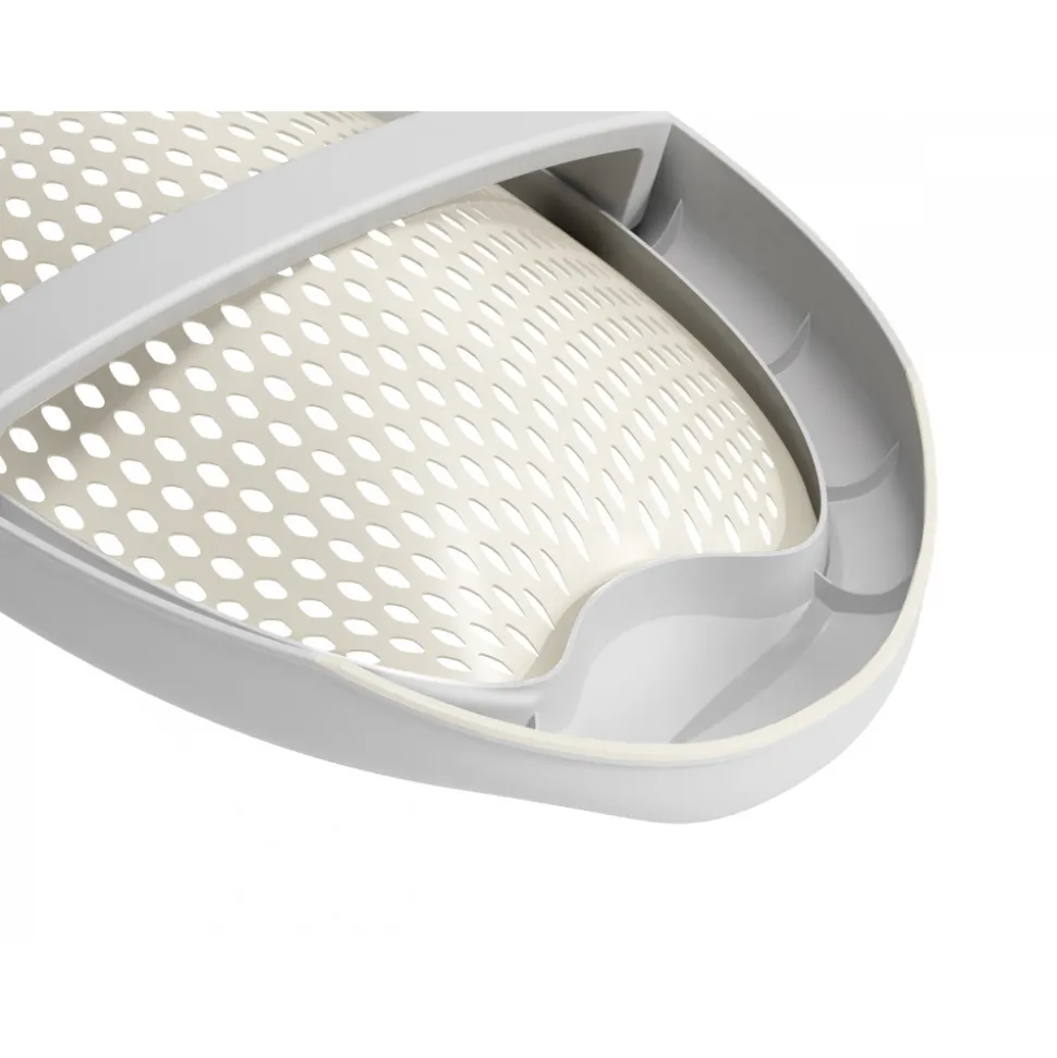 Transat de bain jelly blanc beige