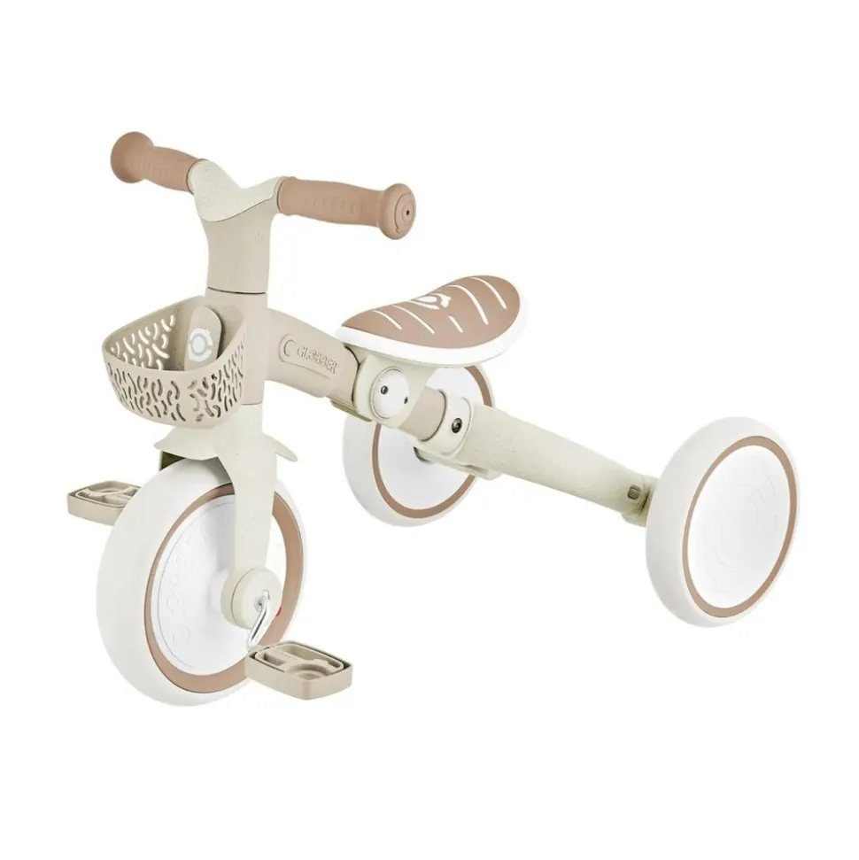 Tricycle 3 en 1 évolutif eco-logic taupe