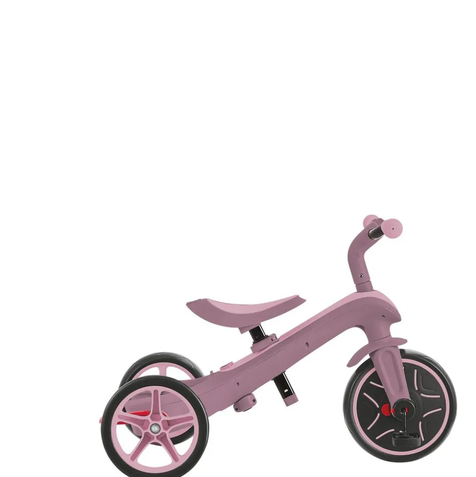 Tricycle explorer 4 en 1 évolutif framboise eco-logic