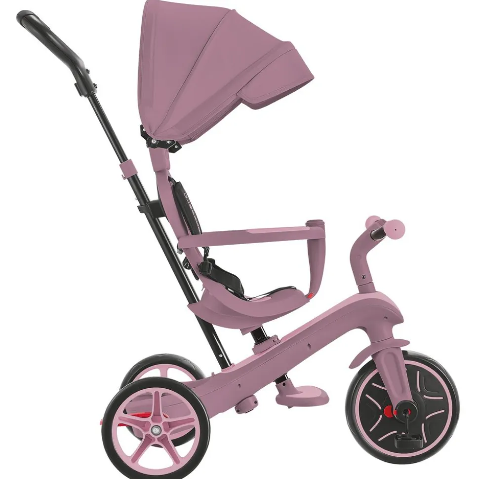 Tricycle explorer 4 en 1 évolutif framboise eco-logic