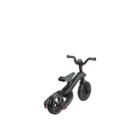 Tricycle explorer 4 en 1 évolutif et pliable noir et gris