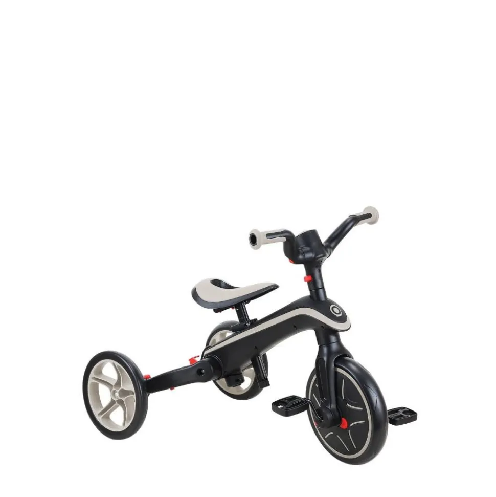 Tricycle explorer 4 en 1 évolutif et pliable taupe