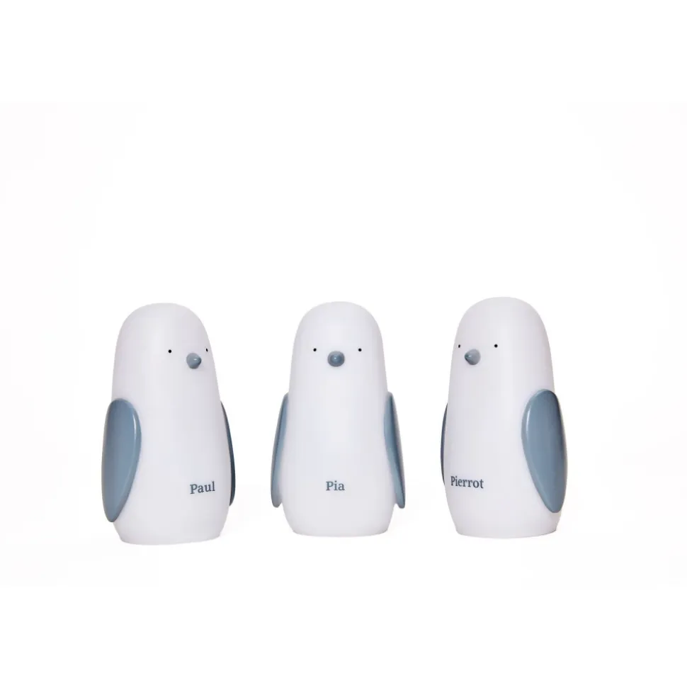 Trio de veilleuses pingouins à induction