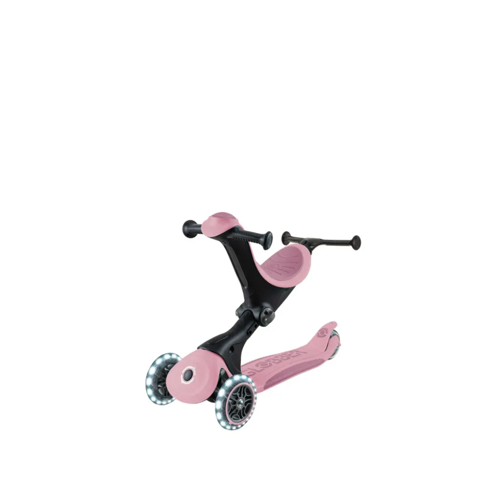 Trottinette évolutive go up deluxe lights eco 360 framboise