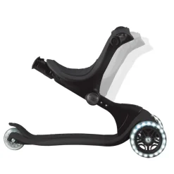 Trottinette évolutive go up deluxe lights eco 360 noir