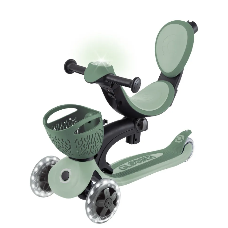 Trottinette évolutive go up 360° lumineuse vert sauge