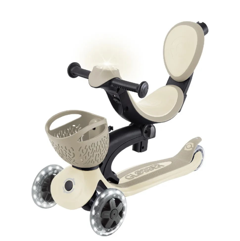 Trottinette évolutive go up 360° lumineuse taupe