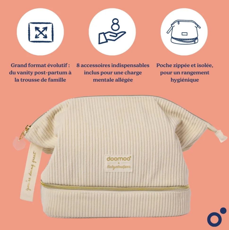 Trousse de maternité mommy vanity sand