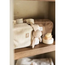 Trousse de soins bébé cloudy rib milky coffee