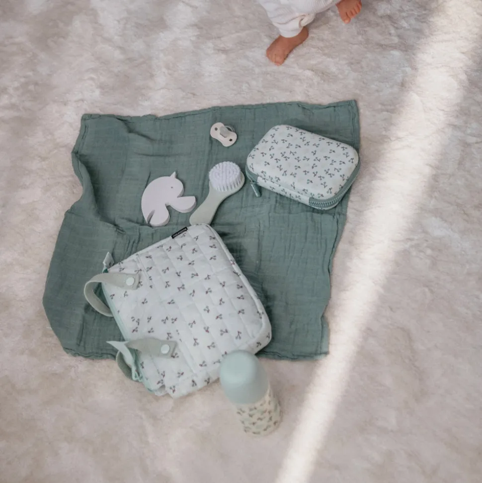 Trousse de toilette bébé birdies vert