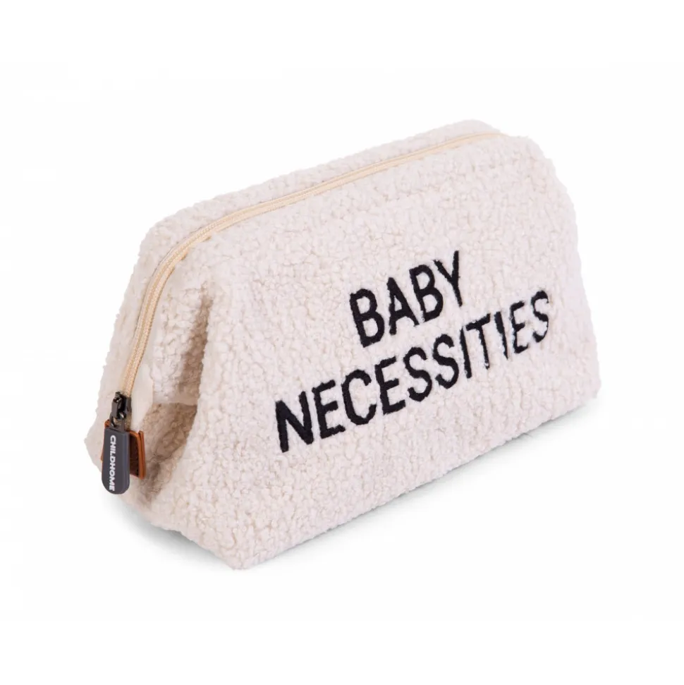 Trousse de toilette bébé teddy écru