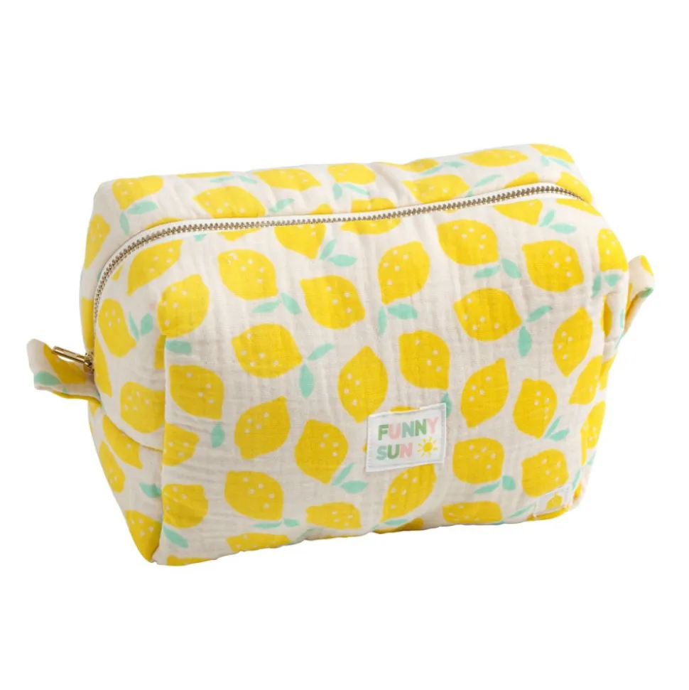 Trousse de toilette citron