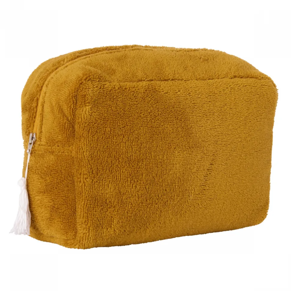 Trousse de toilette en bambou imperméable havane