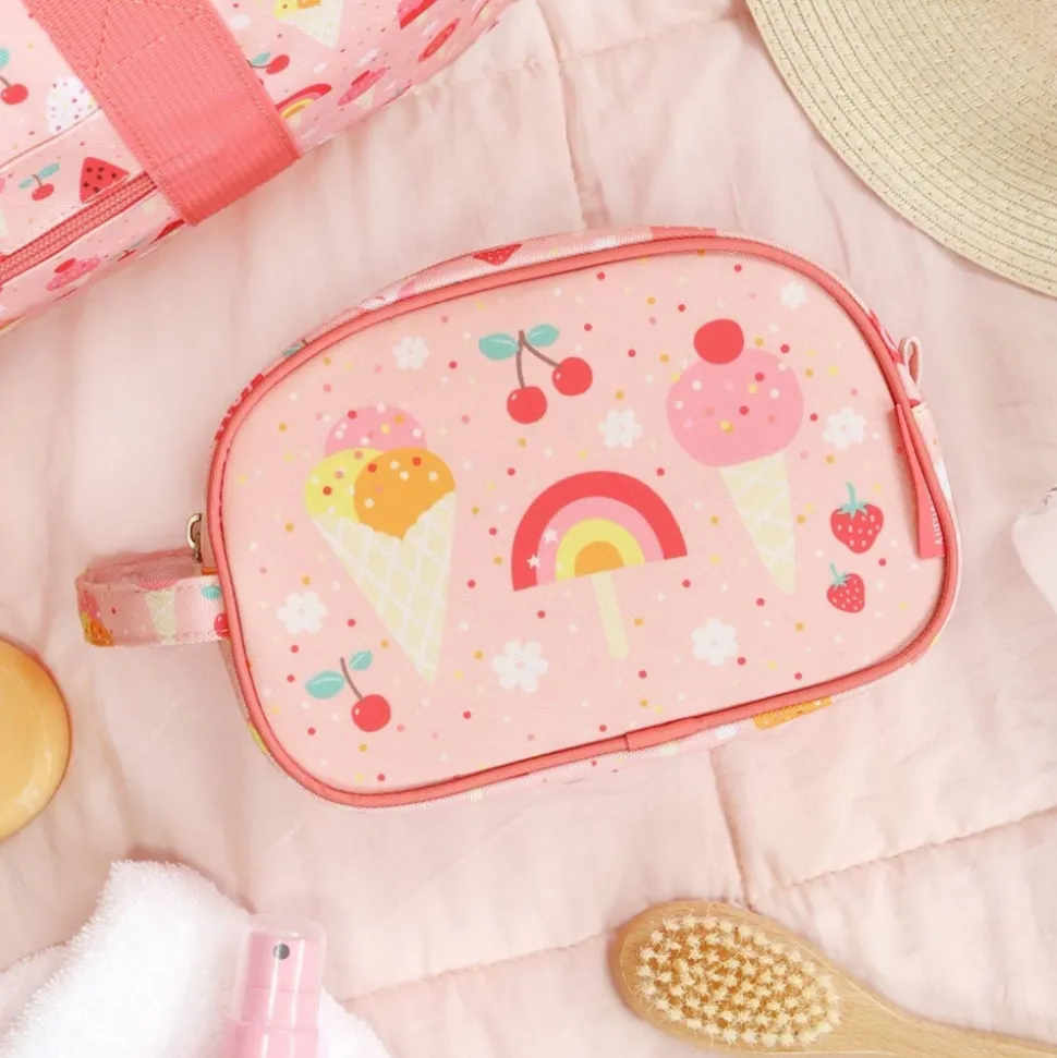 Trousse de toilette enfant crème glacée