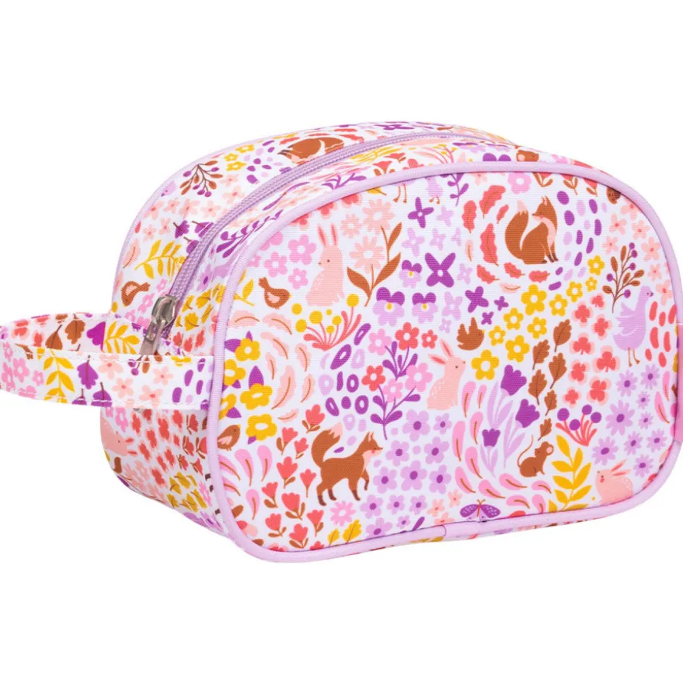 Trousse de toilette enfant fleurs du jardin
