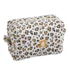 Trousse de toilette léopard blanc