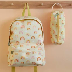 Trousse scolaire arc en ciel