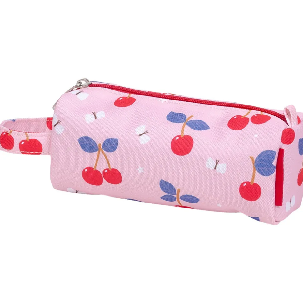 Trousse scolaire cerises