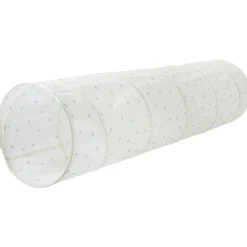 Tunnel de jeu en tissu recyclé myrtilles ivoire