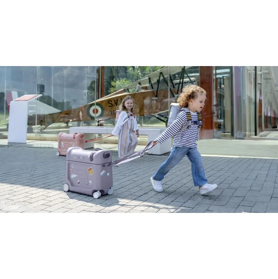 Valise avion pour enfant bed box 2.0 jetkids arctic blue
