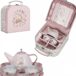 Valise service à thé - fairy garden