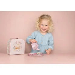 Valise service à thé - fairy garden