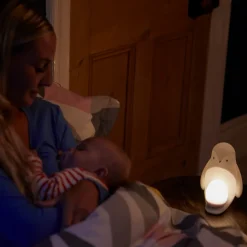 Veilleuse bébé grobrite pingouin 2-en-1 nomade